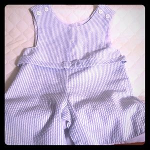 MainStreet Collection seersucker romper